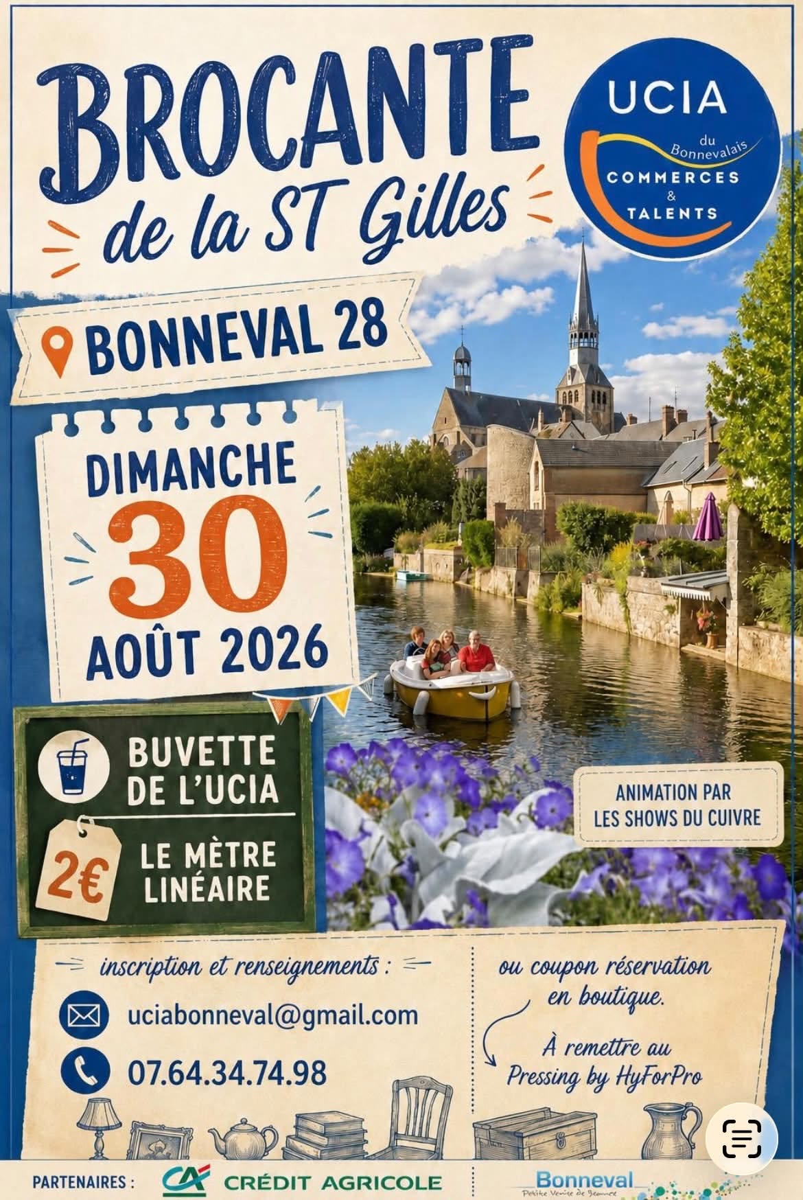 Brocante de la Saint-Gilles  Bonneval