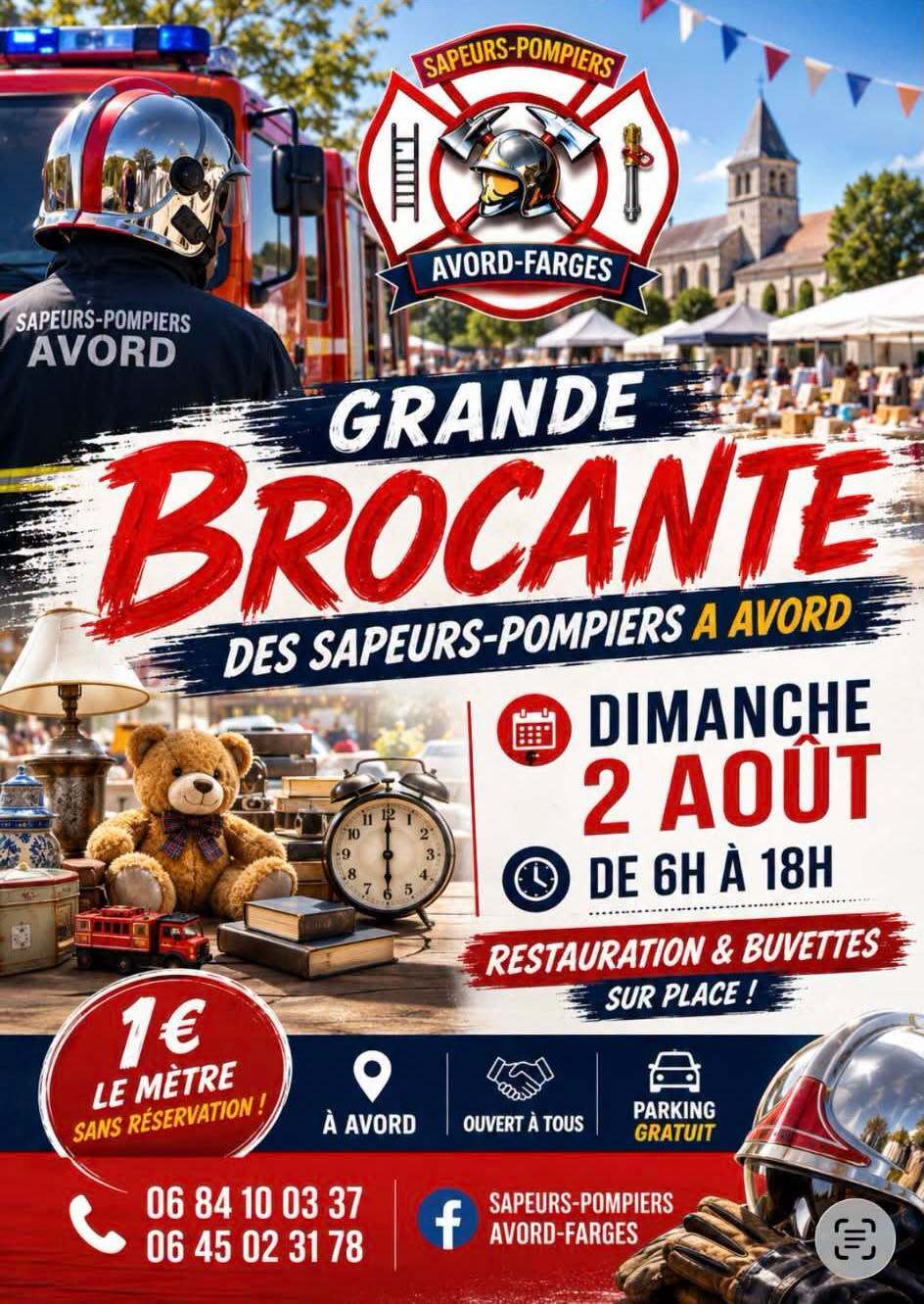 Brocante des sapeurs-pompiers d&rsquo;Avord  Avord