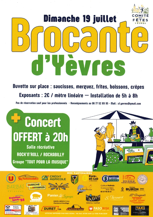 Brocante d’Yèvres Yèvres