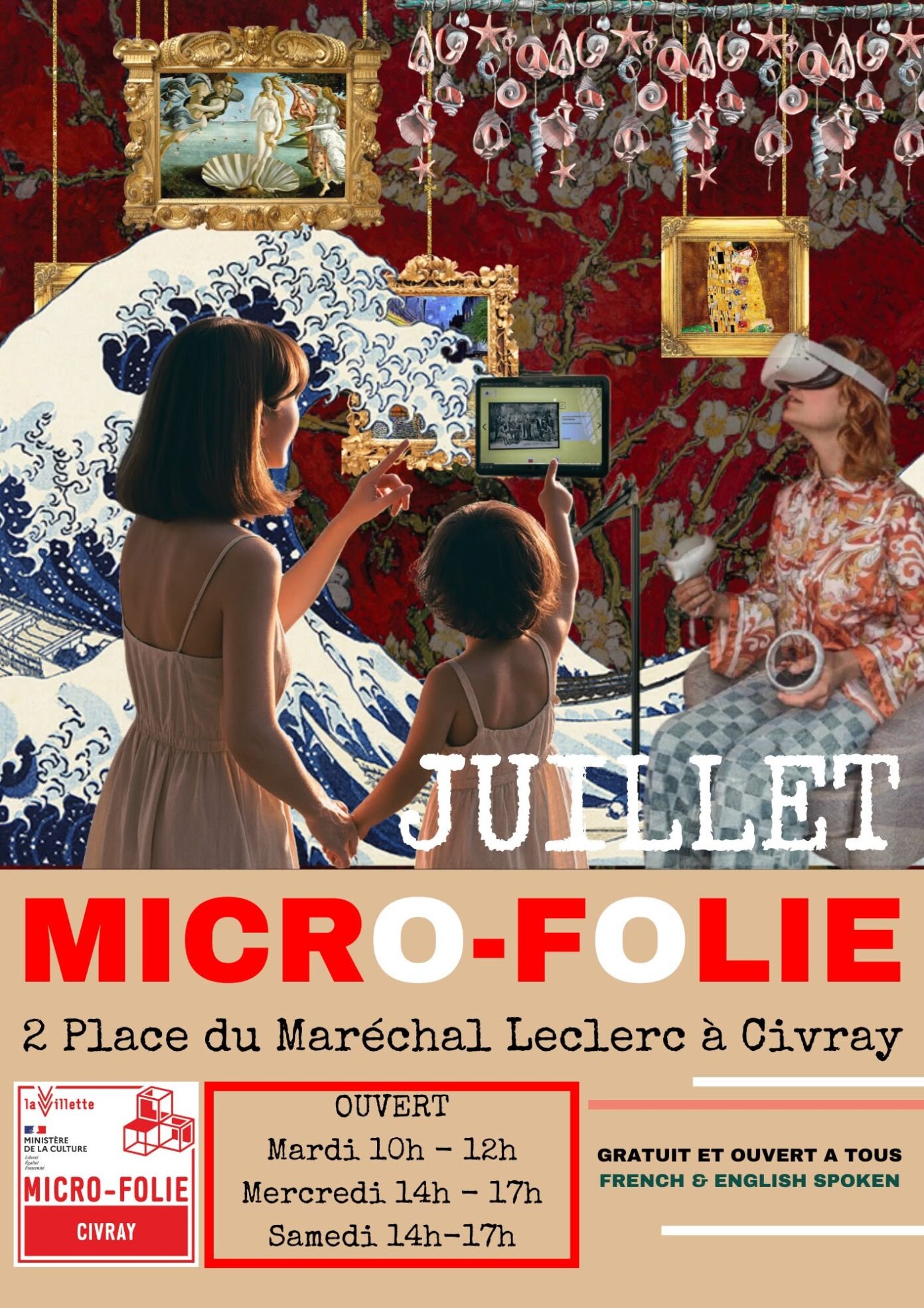 Broderie Micro-Folie Civray