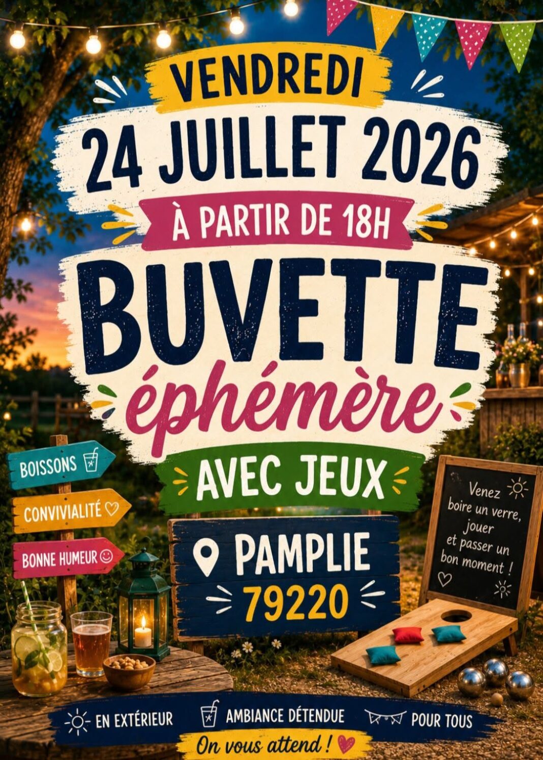 Buvette éphémère Pamplie