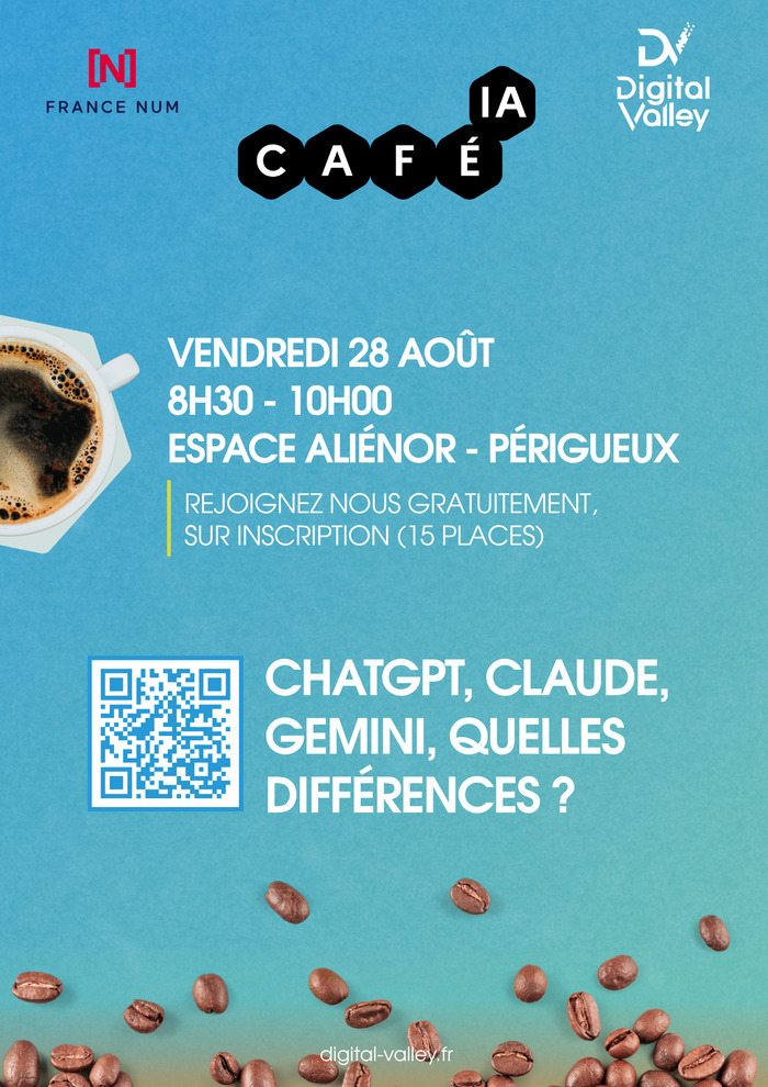 Café IA - Août Espace Aliénor Périgueux