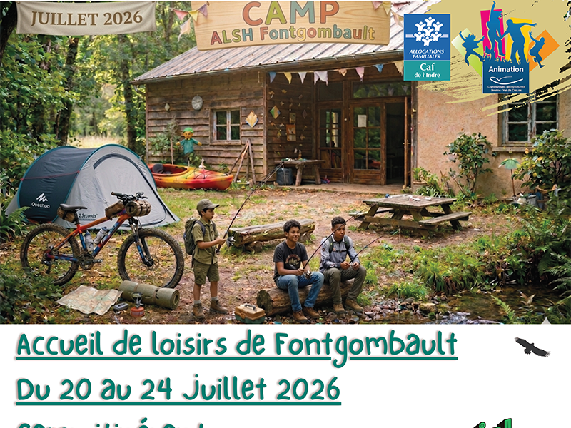 Camp Itinérant 1 Route de Pouligny Saint Pierre Fontgombault 2026-07-20