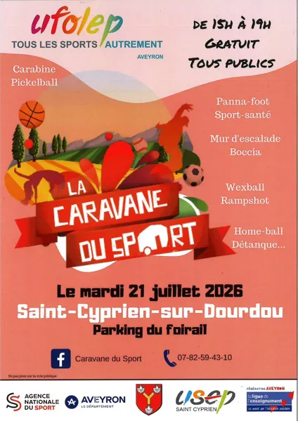 Caravane du sport Conques-en-Rouergue