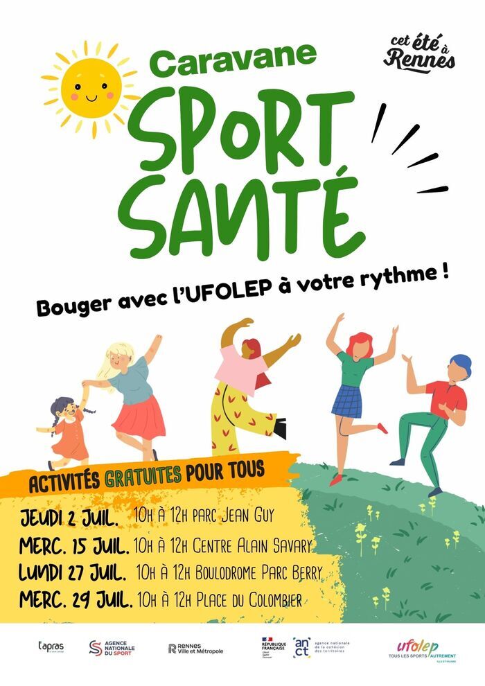 Caravane Sport Santé, complexe sportif savary, Rennes