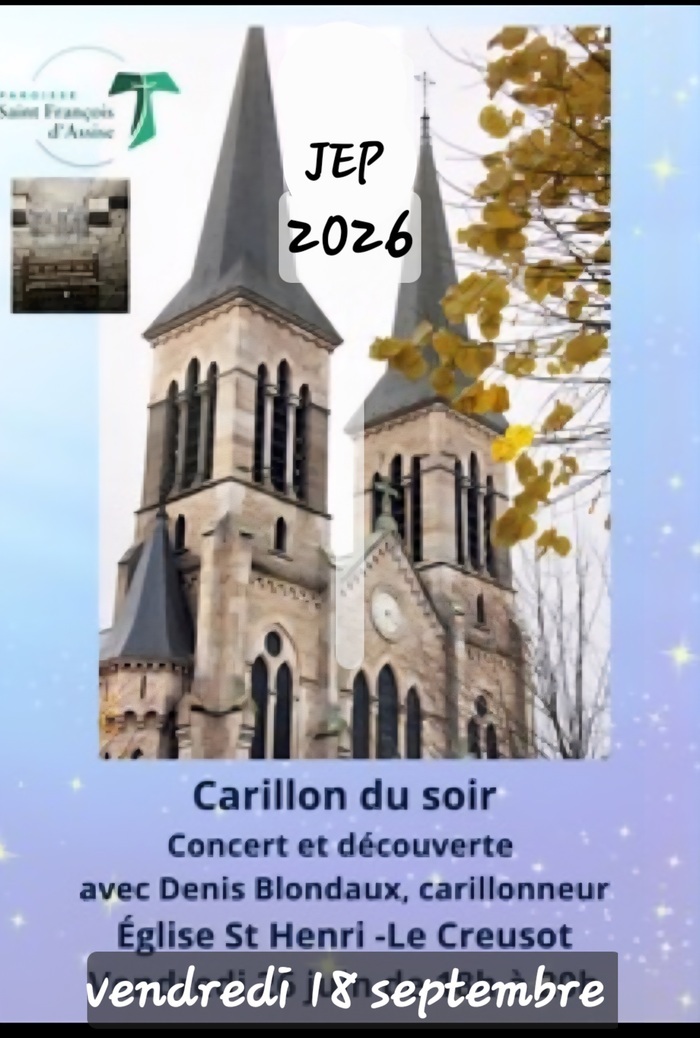 Carillon du soir, Église Saint-Henri, Le Creusot