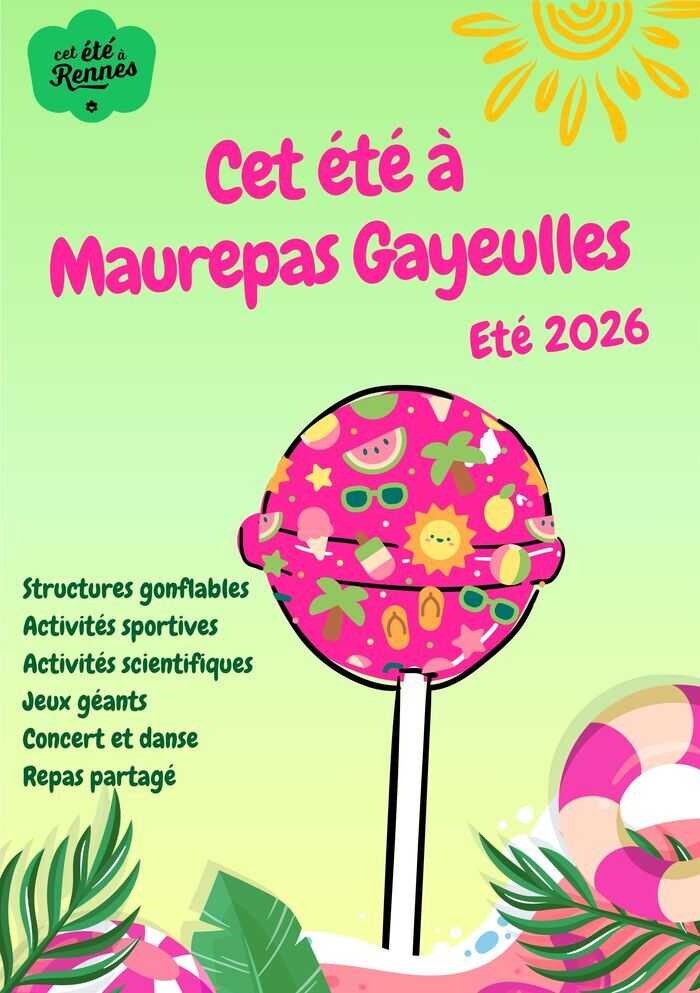 Cet été à Maurepas Gayeulles Place Lucie et Raymond Aubrac Rennes