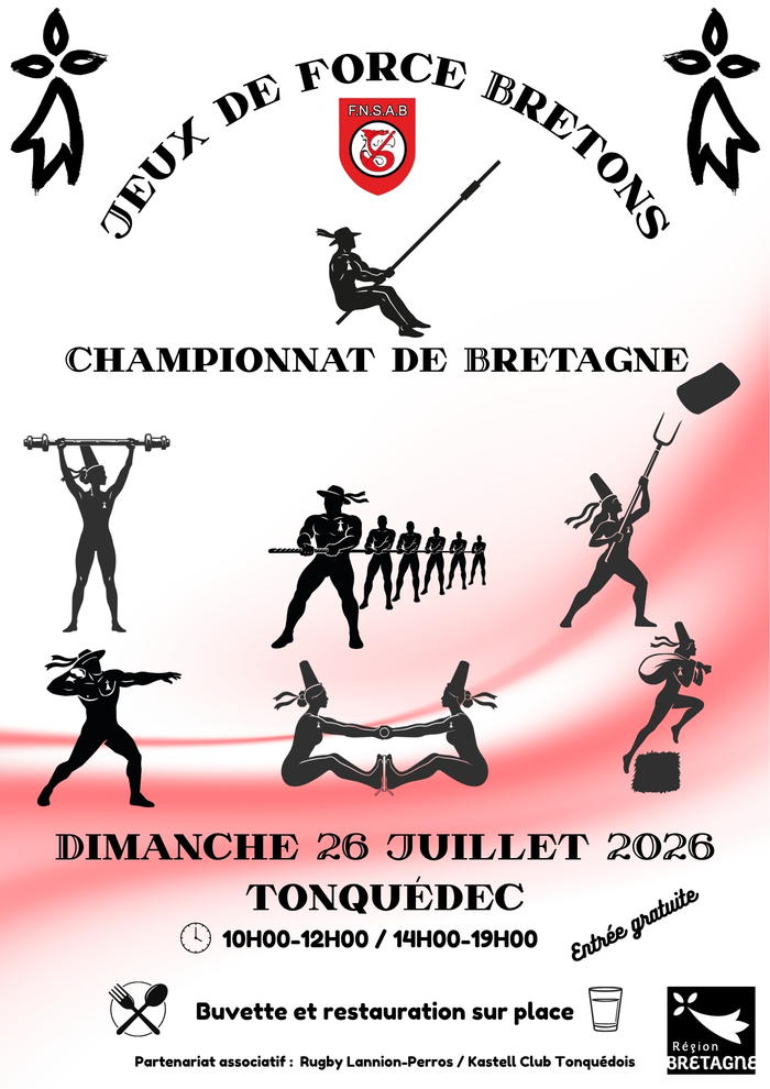 Championnat de Bretagne / Jeux et sports de force athlétiques Bretons, Stade de football de Tonquédec, Tonquédec