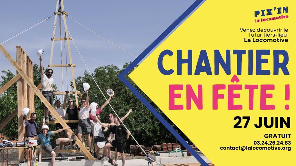 Chantier en fête au futur tiers-lieu ! Poix-Terron