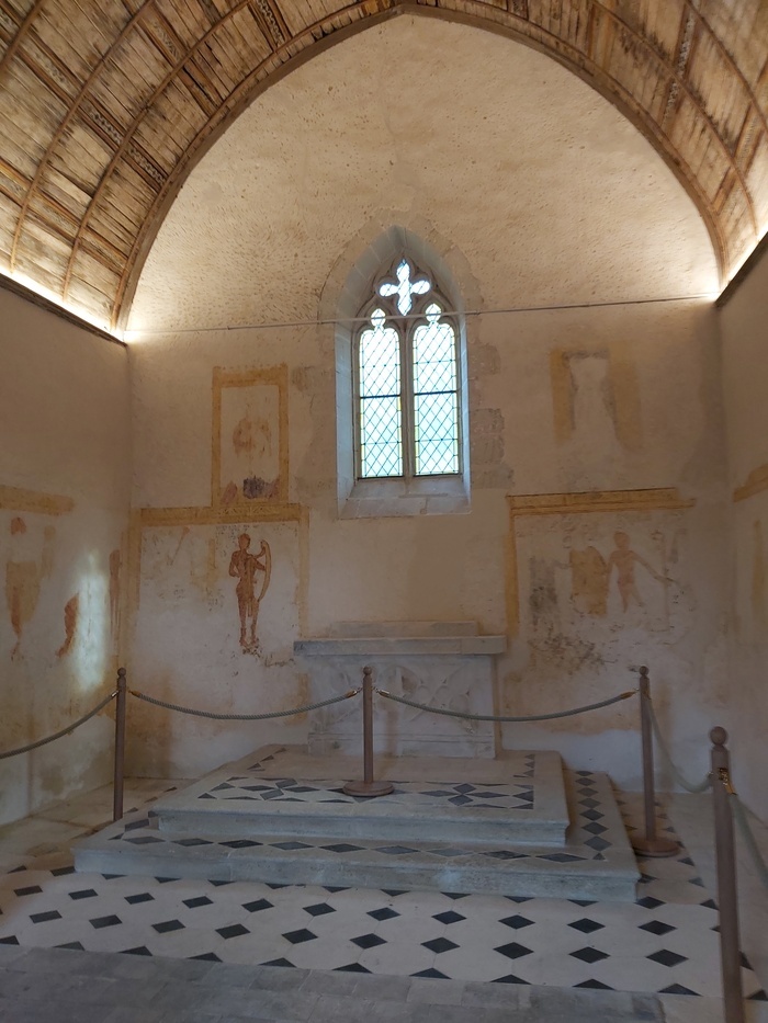 Chapelle de Tous-les-Saints et sa rare danse macabre, Chapelle de Tous-les-Saints, Preuilly-sur-Claise