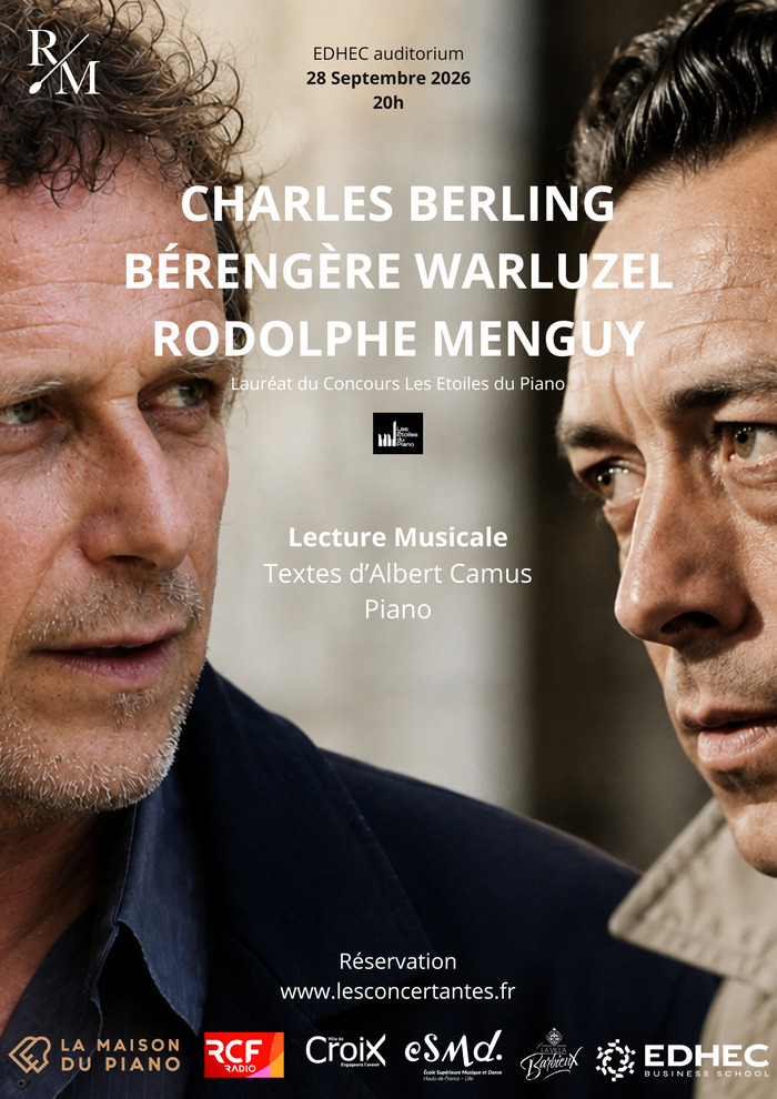 Charles Berling lit Camus, Campus EDHEC, Roubaix
