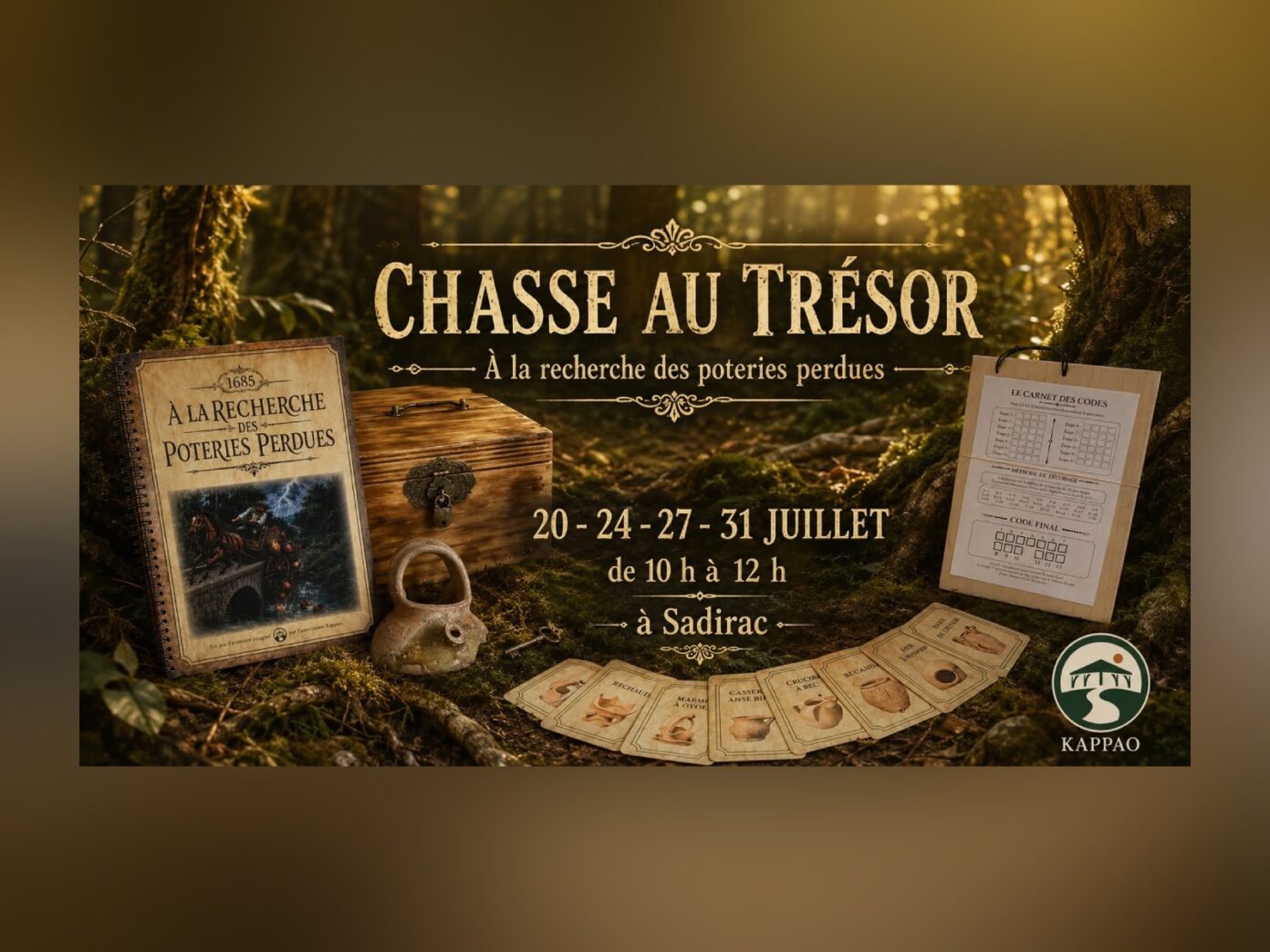 Chasse au trésor À la recherche des poteries perdues Maison du Patrimoine Naturel Sadirac