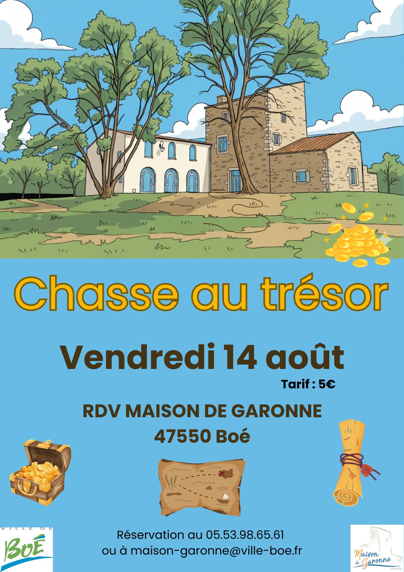 Chasse au trésor 11 Rue de Lacassagne Boé 2026-08-14