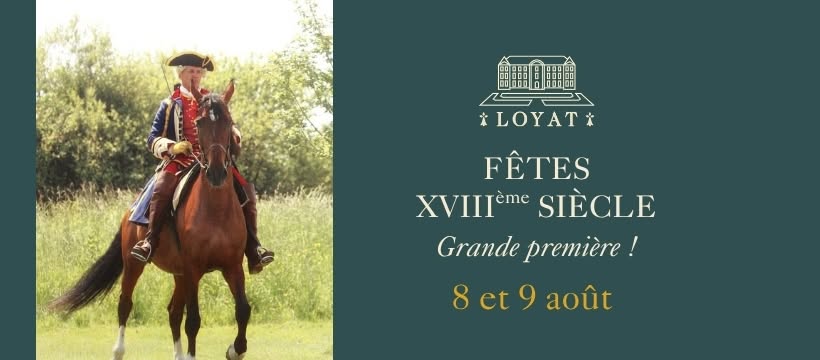 Programme des fêtes du XVIIIe siècle au château de Loyat