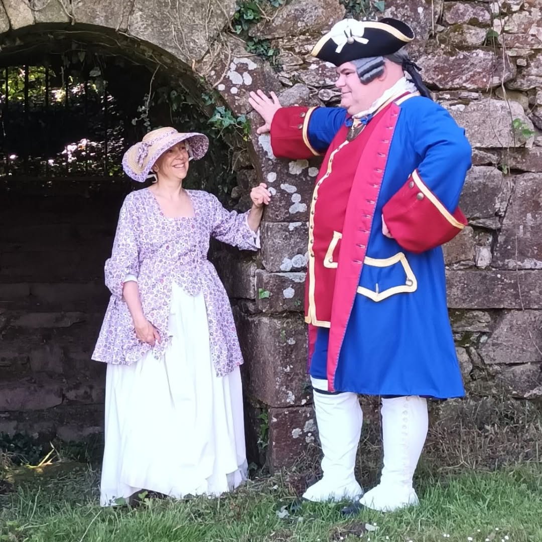 Louis Joseph et Marie-Gabrielle de la Grézillonnaye en costumes historiques