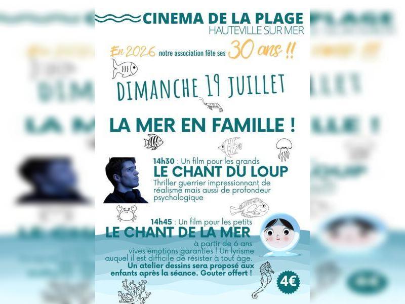 Ciné-famille La mer en famille Hauteville-sur-Mer