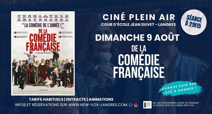 Ciné Plein Air : « De la comédie Française », Le New Vox, Langres