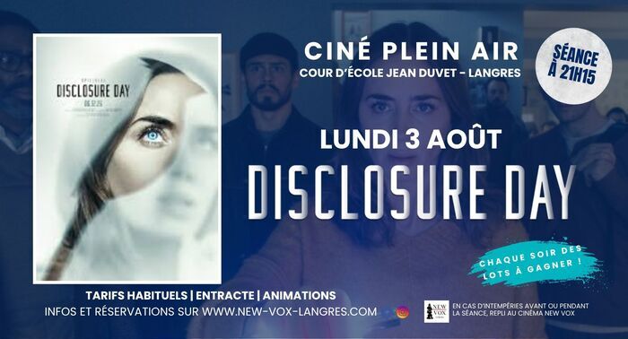 Ciné Plein Air : "Disclosure Day" Le New Vox Langres