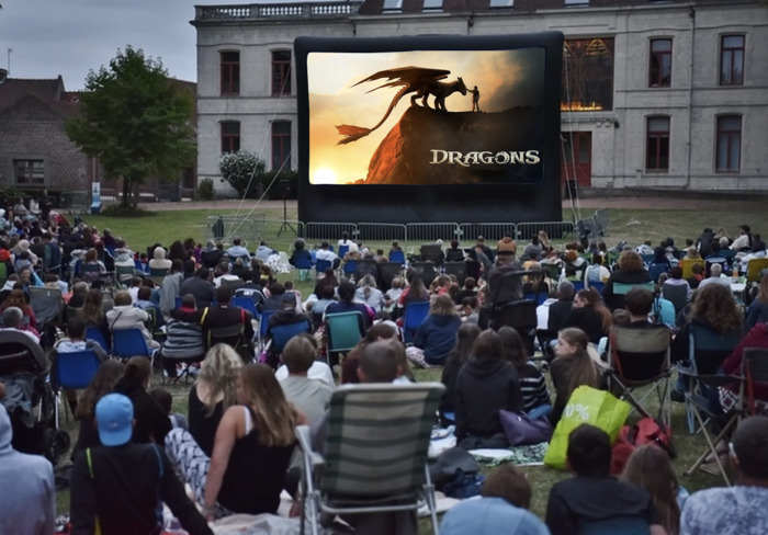 CINE PLEIN AIR : DRAGONS, Théâtre de verdure Jardin Public, Carvin