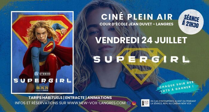 Ciné Plein Air : "Super Girl" Le New Vox Langres