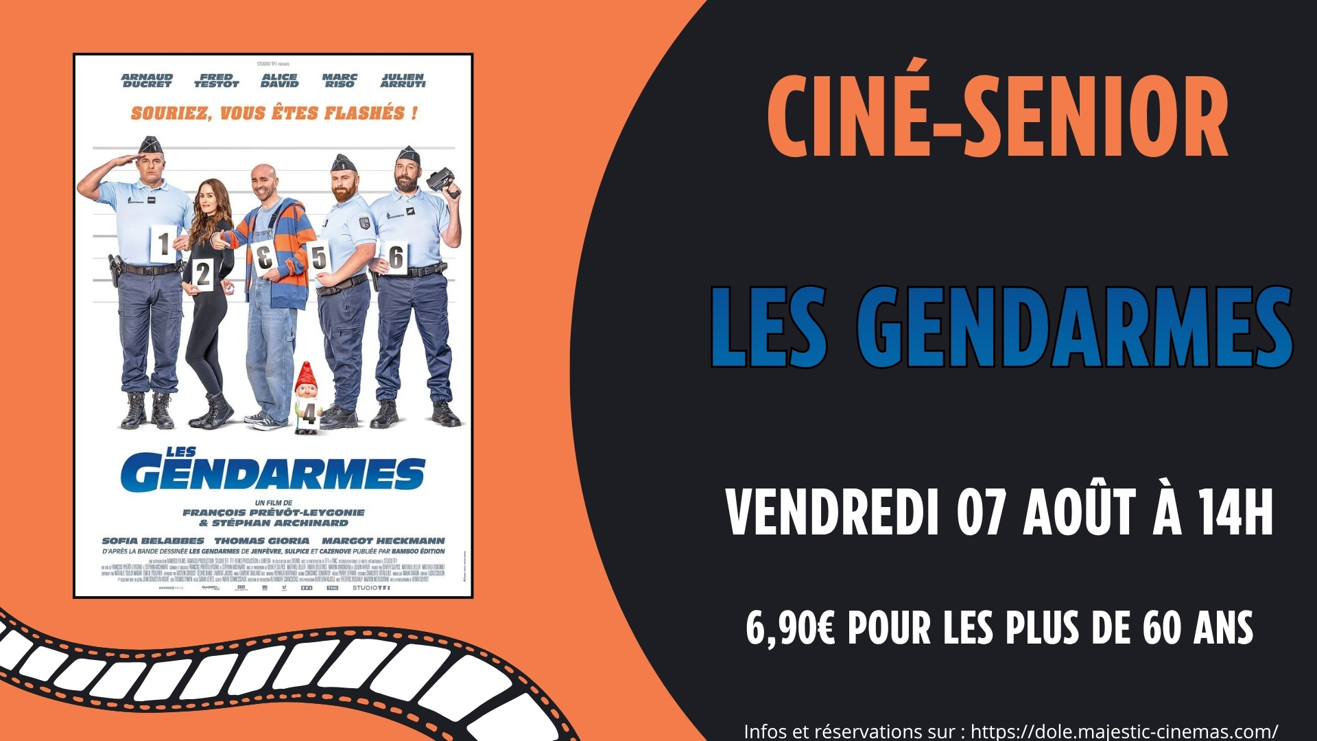 Ciné-Senior 1 rue du Général Béthouart Dole 2026-08-07