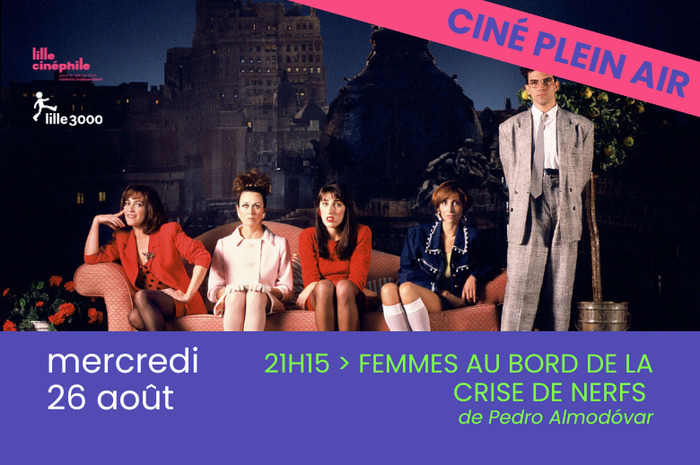 Cinéma en plein air : “Femmes au bord de la crise de nerfs”, Gare Saint Sauveur, Lille