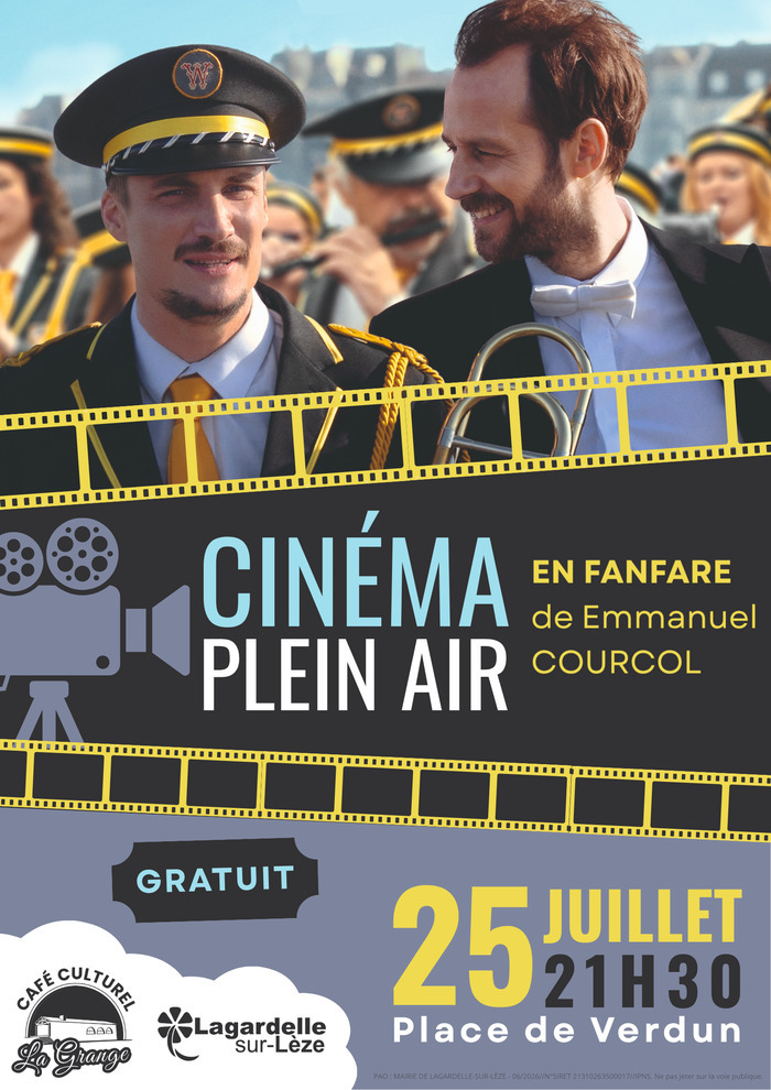 Cinéma plein air : « En fanfare » de Emmanuel COURCOL, Place de Verdun, Lagardelle-sur-Lèze