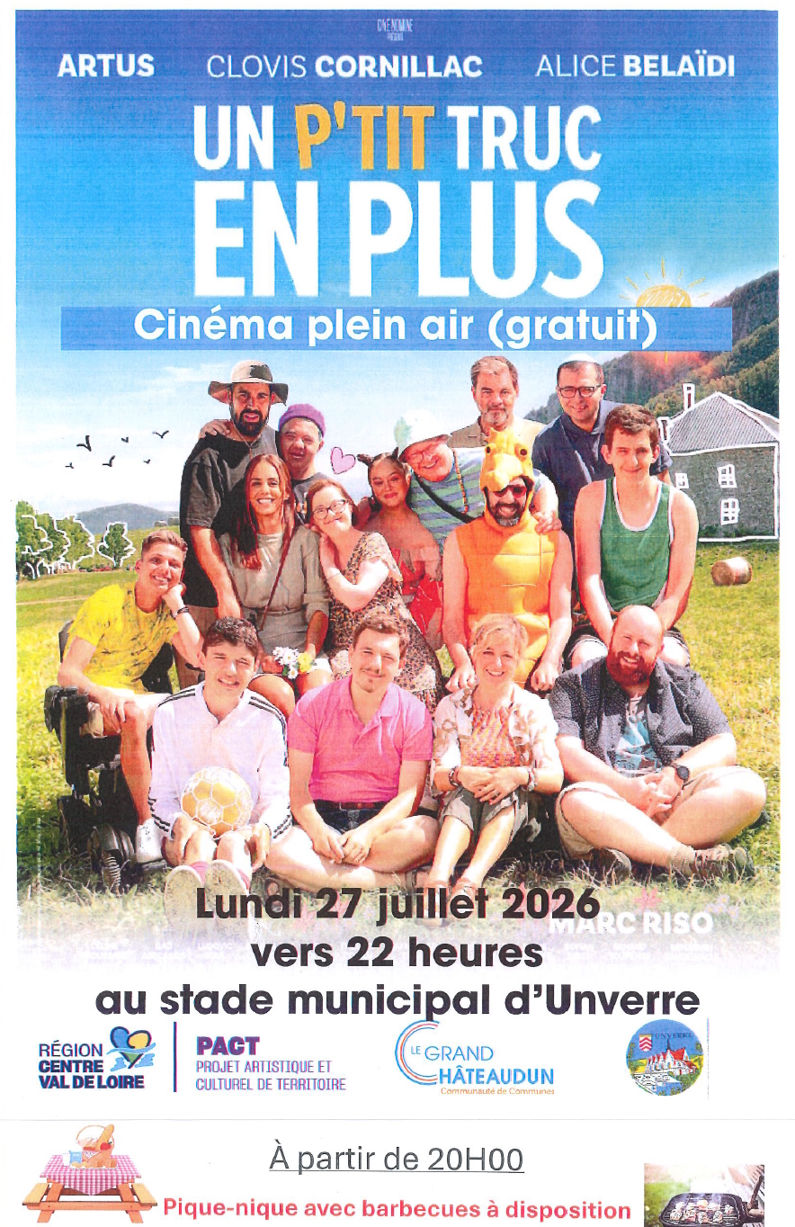 Cinéma Plein Air Un p&rsquo;tit truc en plus  Unverre