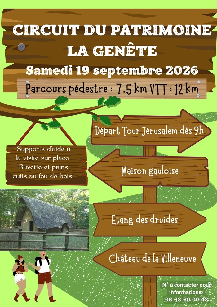 Circuit du patrimoine de La Genête (71), Tour Jérusalem, La Genête, La Genête