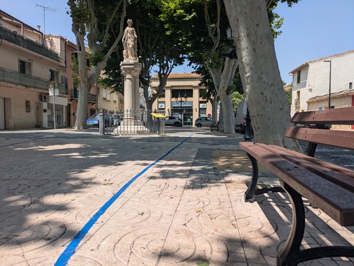 Circuit patrimonial : la « ligne bleue », Mairie de Marseillan, Marseillan