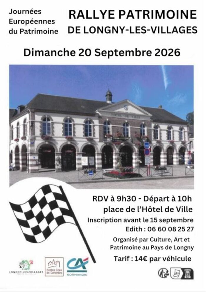 Circuit : rallye du patrimoine Place de l'Hôtel de Ville Longny les Villages