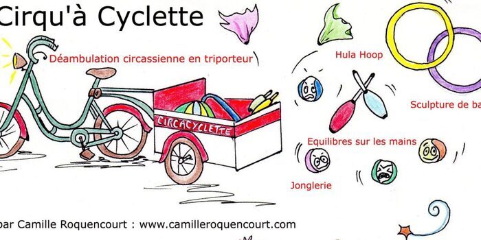 CIRQU&rsquo;A CYCLETTE, quartier des Chaussées, Beaugency