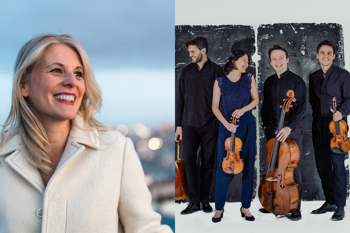 Claire-Marie Le Guay et le Quatuor Hermès La Grande Scène du Chesnay Le Chesnay-Rocquencourt
