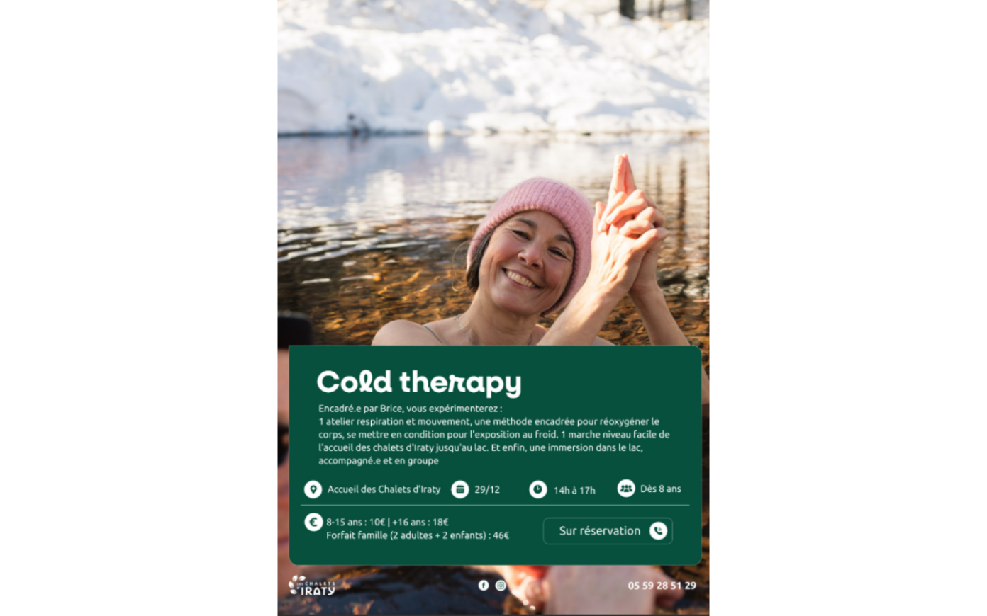 Cold therapy, thérapie par le froid D19 Larrau