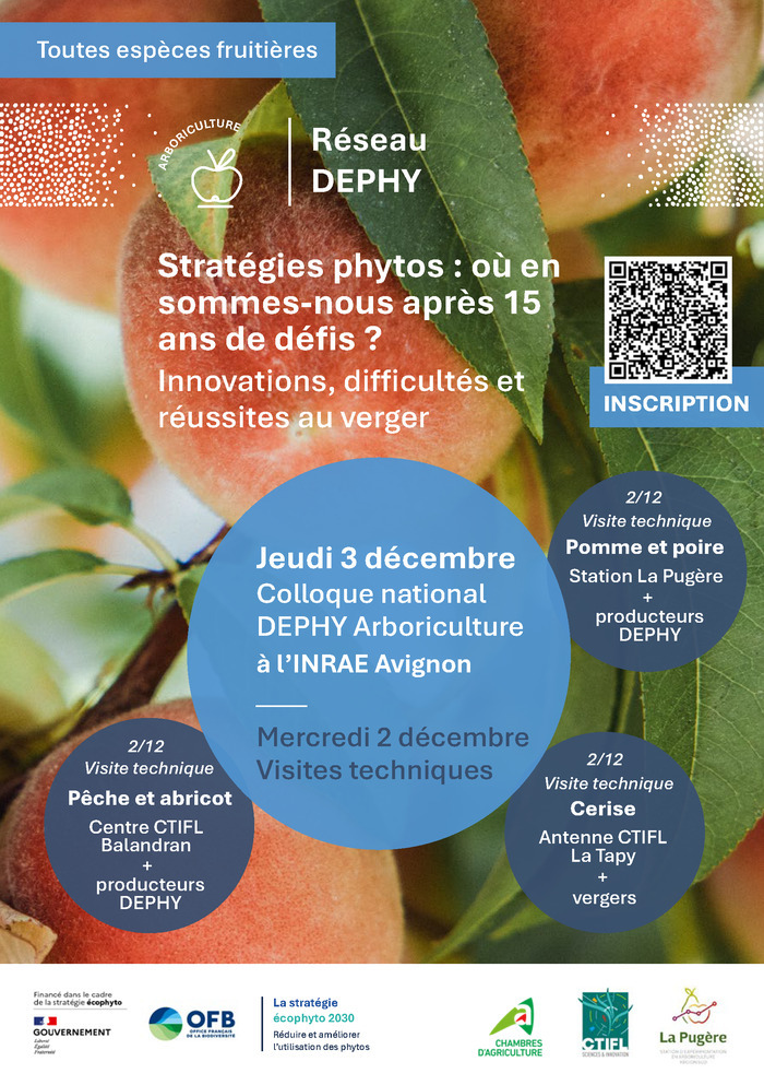 Colloque national DEPHY Arboriculture, INRAE Avignon (84), Avignon