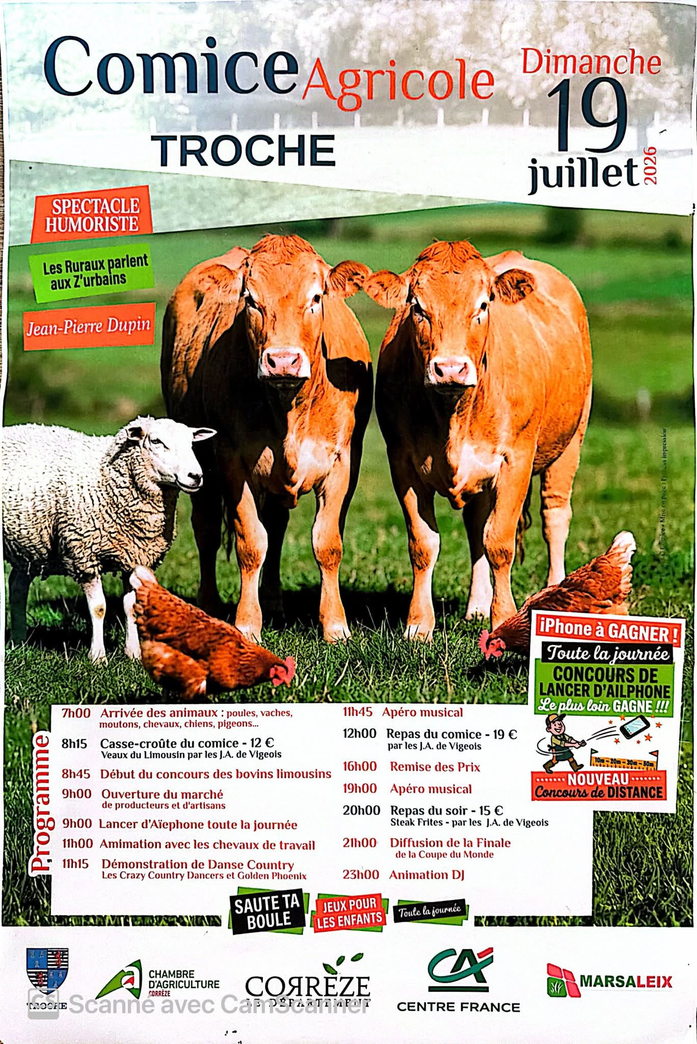 Comice agricole  Troche 2026-07-19