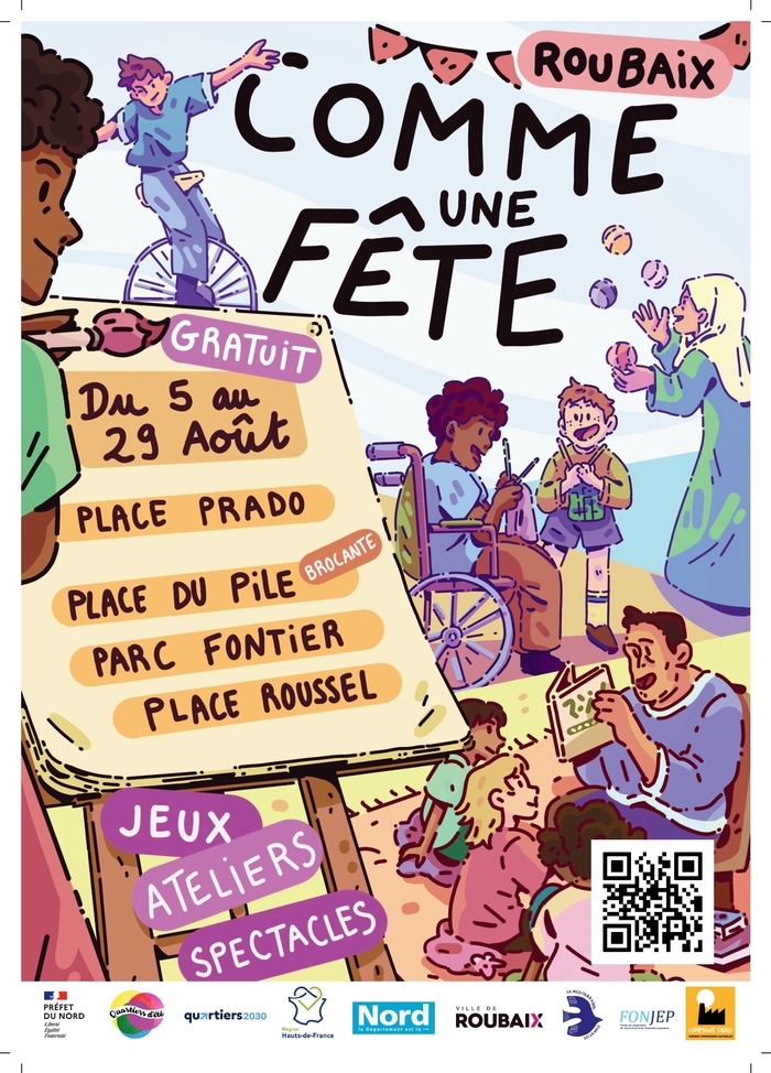 Comme une Fête – Parc Fontier, Parc Fontier, Roubaix