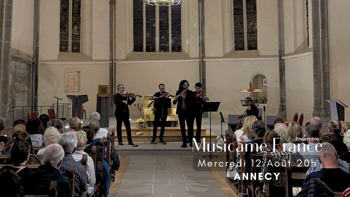 Concert à Annecy : Ravel, Debussy, Vivaldi, Cantemir, Mozart, Bach, Doppler, Piazzolla, Waxman, Eglise Notre-Dame de Liesse, Annecy