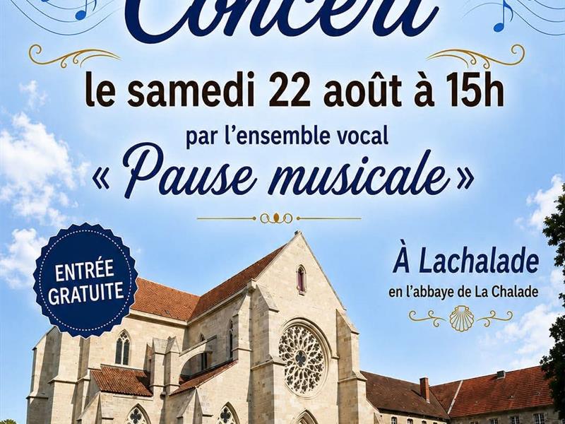 Concert à L’Abbaye de Lachalade Lachalade