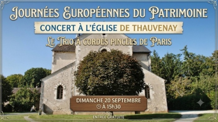 Concert à l’église de Thauvenay, Eglise Saint-Pierre, Thauvenay