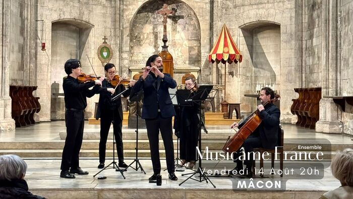 Concert à Mâcon: Ravel, Debussy, Vivaldi, Cantemir, Mozart, Bach, Doppler, Piazzolla Cathédrale Saint-Vincent Mâcon