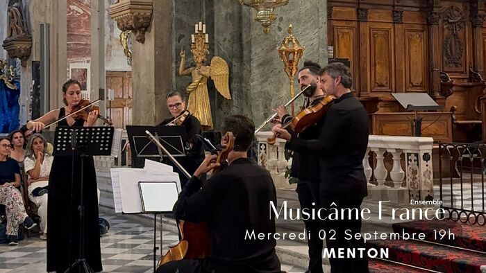 Concert à Menton: Ravel, Bach, Vivaldi, Cantemir, Rachmaninov, Puccini, Saint-Saëns Basilique Saint-Michel-Archange Menton
