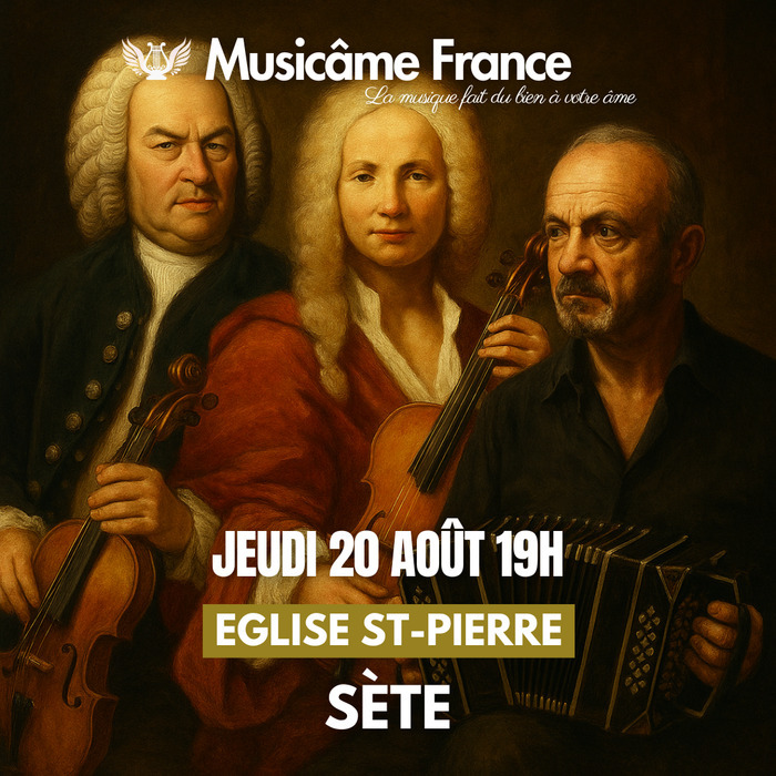 Concert à Sète : Vivaldi x Bach x Piazzolla Eglise St-Pierre Sète