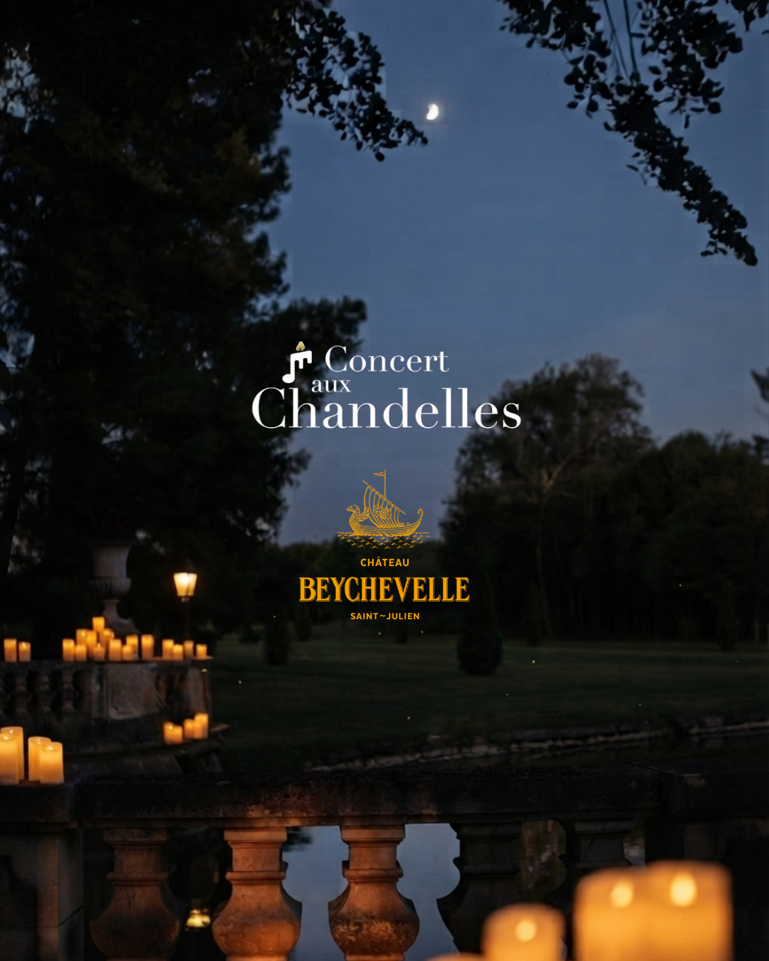 Concert aux chandelles au Château Beychevelle Château Beychevelle Saint-Julien-Beychevelle 2026-09-12
