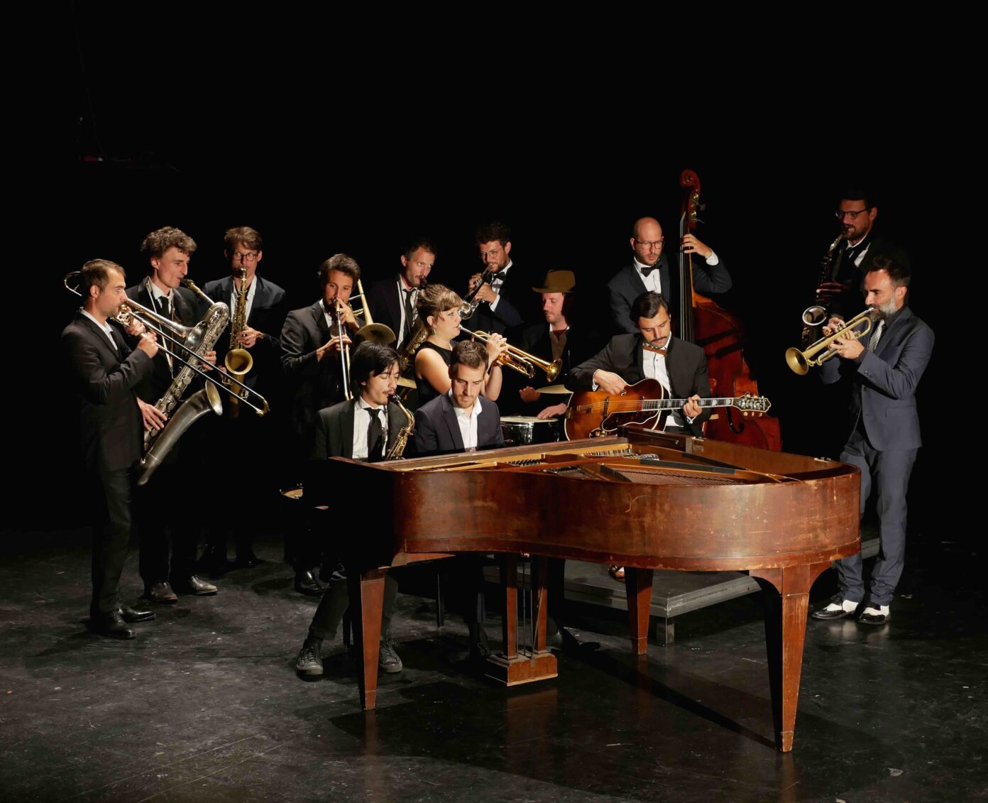 Concert avec Le Umlaut Big Band à la Gare (comme à la Gare) La Porcherie