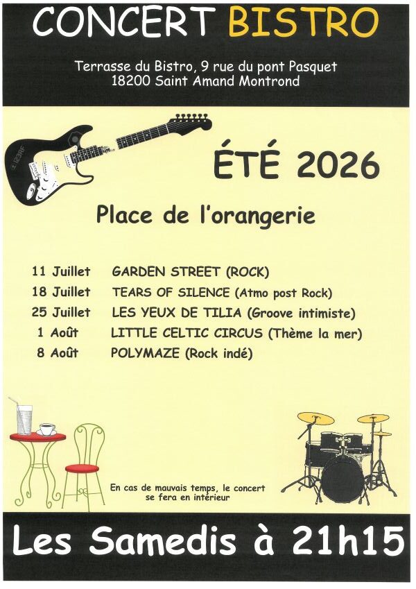 Concert Bistro Polymaze Saint-Amand-Montrond