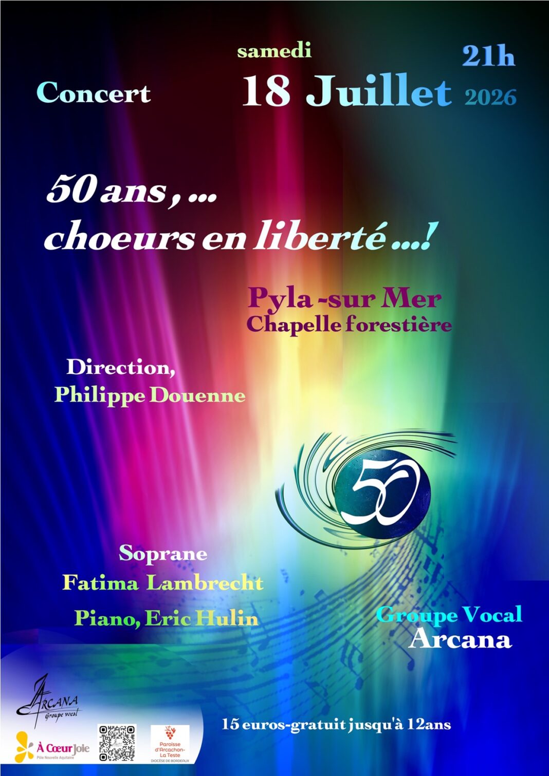 Concert choeur arcana La Teste-de-Buch