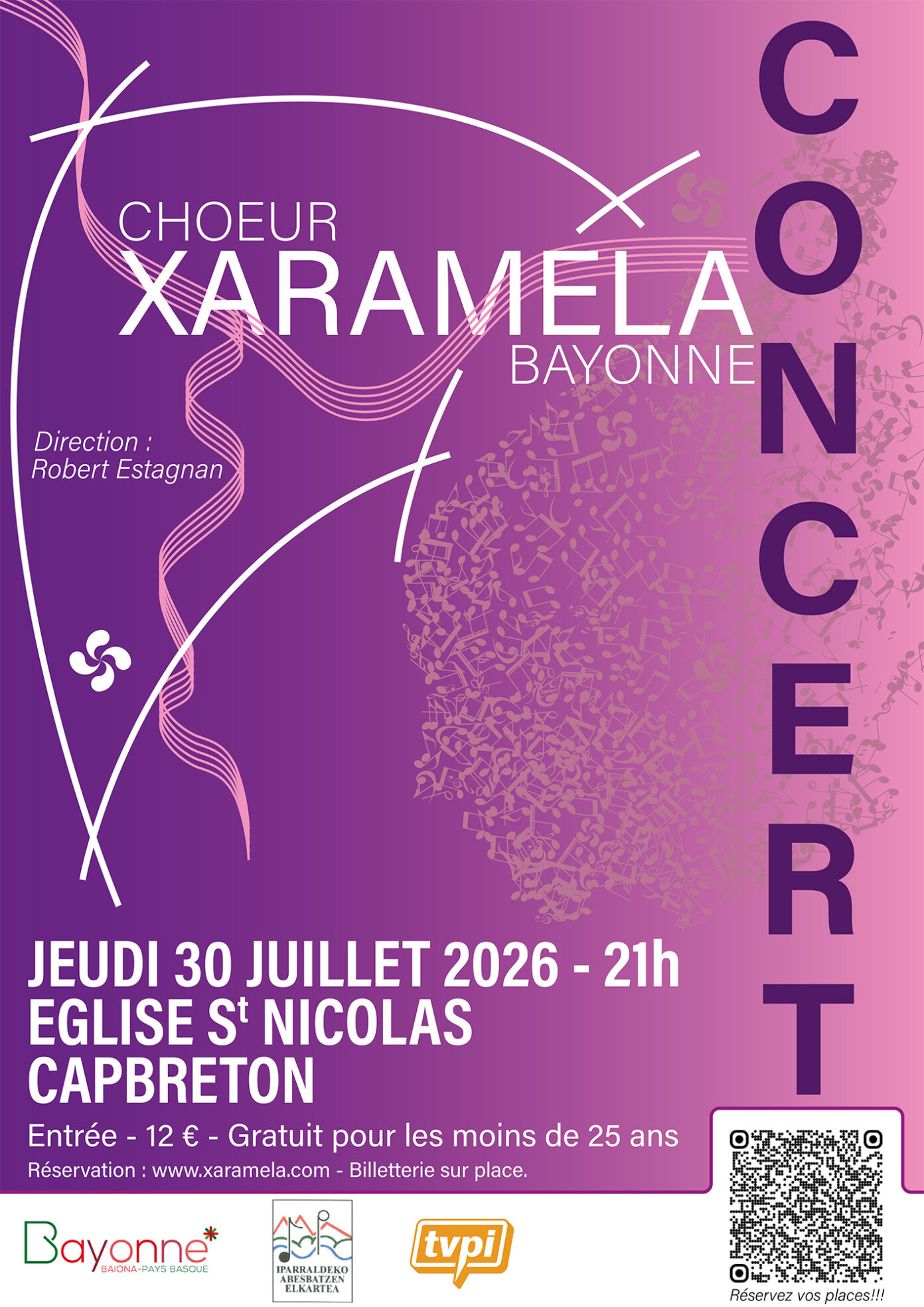 Concert Choeur Xaramela Capbreton