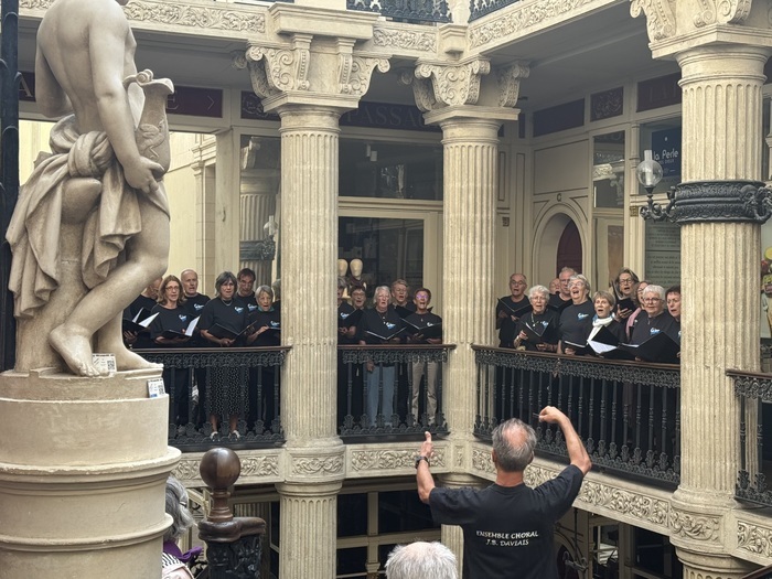 Concert chorale Jean-Baptiste Daviais Passage Pommeraye Nantes