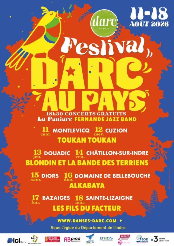 Concert Darc au Pays Diors 2026-08-15
